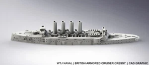 1:2400 HMS Cressy - Imagen 1 de 1