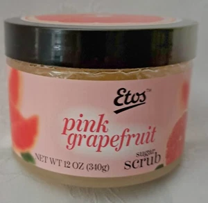 Exfoliante de azúcar de pomelo rosa Etos NUEVO 12 oz. de Países Bajos, SELLADO  - Imagen 1 de 4
