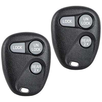 2 For 1996-2000 Chevrolet Suburban / Tahoe / GMC Yukon Keyless Remote Key Fob - Image 1 of 4