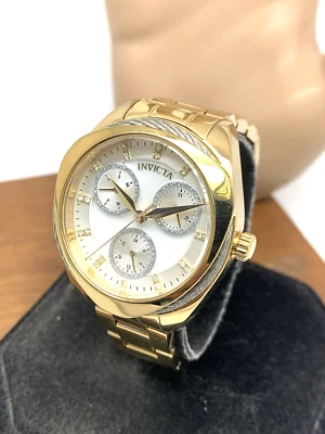 Invicta Women's Watch Bolt 31996 Quartz Mother of Pearl Gold Steel 35mm Case - Image 1 of 4