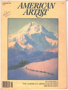 AMERICAN ARTIST Magazine November 1981 American Collection Selection Rockwell - Picture 1 of 1