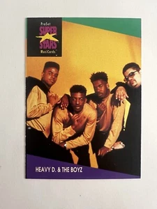 HEAVY D & THE BOYZ Trading Card #127 PROSET Super Stars Musikkarten 1993 HipHop - Bild 1 von 3