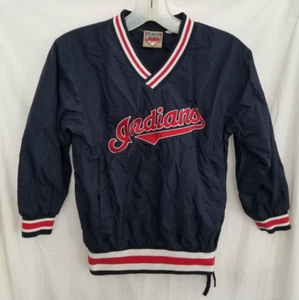 VTG Cleveland Indians Kids Pullover Windbreaker - Youth Small S - Picture 1 of 5