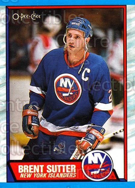 1989-90 O-Pee-Chee #14 Brent Sutter - Image 1 of 1