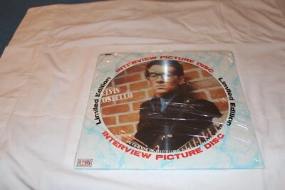 Elvis Costello 12" Limited Edition  Color Picture Disc with Original Cover-ELVIS - Image 1 of 2