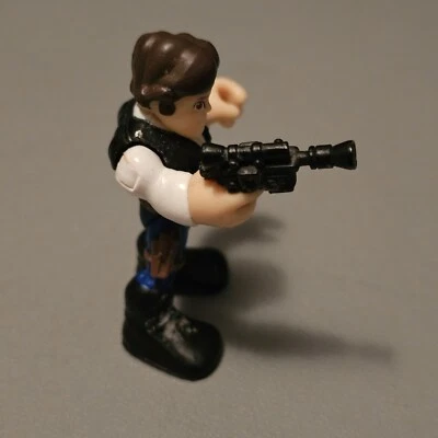 Figura de acción Han Solo Star Wars Galactic Heroes de 2,5 pulgadas de Hasbro Playskool Foto 1 de 4