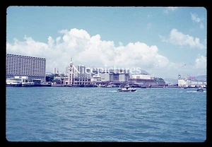 Kowloon City Hong Kong 1970s original slide Holt's Wharf Blue Funnel Star House - Picture 1 of 1