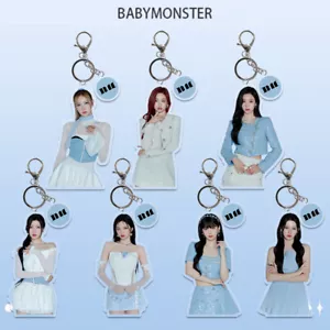 Kpop BABYMONSTER Member FOREVER Acrylic Keychain Keyring Bag Pendant Cute - Picture 1 of 9