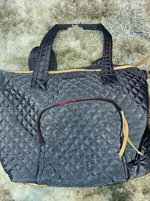 ADRIENNE VITTADINI Gorgeous Merlot Quilted Collection Sm Duffle Bag MSRP $210.00 - Image 1 of 4