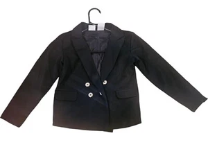 Kardashian Kids Girls Black Jacket Blazer Size 6 - Bild 1 von 6