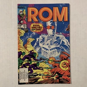 ROM #50 1984 Marvel Comics Special Double Size 50th Issue Direct Edition Skrulls - Picture 1 of 9