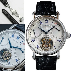 Sugess Seakors Genuine Tourbillon Seagull ST8004 Mechanical Mens Watch SE8004SBE - Picture 1 of 8