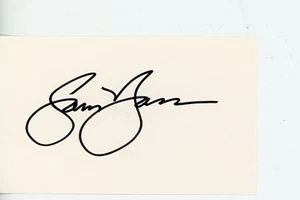 Autografo famoso artista Sam Bass - primo artista ufficiale della NASCAR - Foto 1 di 1