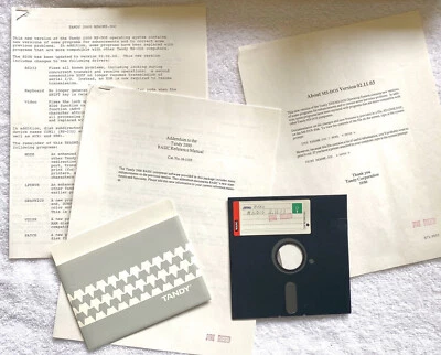 1983 TANDY 2000 MS-DOS Reference Manual, Read Me with MS-DOS 2.11.03 Floppy - Image 1 of 4
