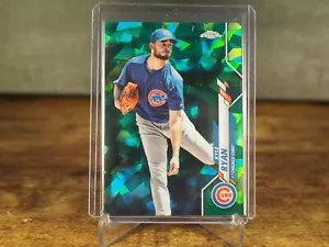 KYLE RYAN #27/45 GREEN Parallel 2020 TOPPS UPDATE CHROME SAPPHIRE #U-27 Cubs - Picture 1 of 2