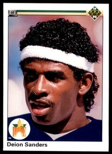 1990 Upper Deck #13 Deion Sanders RC NM-MT+ New York Yankees