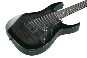 Ibanez GIO GRG GRG7221QA-TKS Transparent Black Burst Electric Guitar 7-String | New - Picture 1 of 9