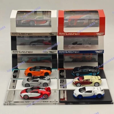 Mortal 1:64 Bugatti Veyron Super Sport Car Models Diecast Toys Gifts Miniature - Image 1 of 4