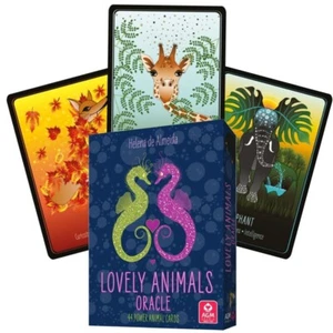Lovely Animals Oracle Deck Agm Urania by Helena De Almeida 44 Cards Esoteric New - Picture 1 of 14