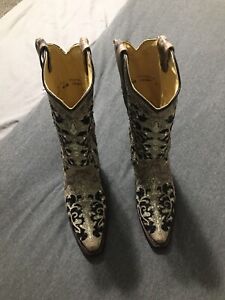 Corral Ladies/Women's Leather Boots Cowgirl Western Sassy Beautiful Bling