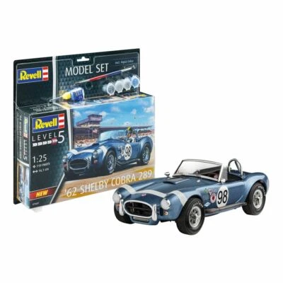 Revell 1962 Shelby Cobra 289 Set Di Modello 1:25 Kit Di Plastica - 67669 - Immagine 1 di 3