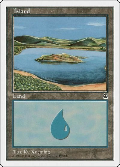 MTG magic cards 1x Island (170) Portal 3 Kingdoms P3K NM-Mint, English - Image 1 of 1