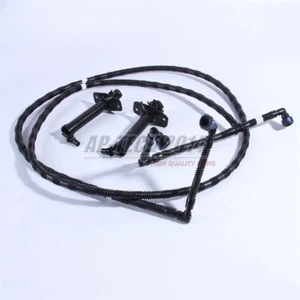 Left&Right Headlight Washer Sprayer Nozzle & Hose Kit For AUDI A6 S6 - Foto 1 di 7