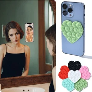Heart-shape Suction Cup Bracket Washable Phone Accessories Universal - Zdjęcie 1 z 18