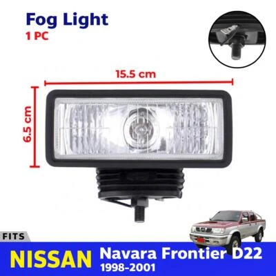 Fog Lamp Light Driving 1 PC Fits Nissan Navara Frontier D22 Truck 1998-01 EBGO - Imagem 1 de 4