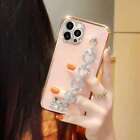 For iPhone 12 11 Pro Max XS XR 7 8 Cute Bling Shine Diamond Strap Case Cover