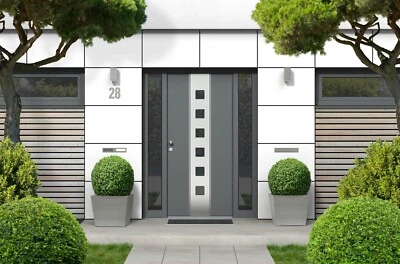 WINAWOOD Garden Planter Pot Set For Doorways, Patios, In or Outdoor - 40cm, 34 L Size