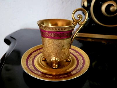 Hochwertiges  Seltenes Porzellan Gedeck  Karlsbader  Böhmen - Bild 1 von 4