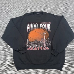 Felpa Vintage 1995 UOMO XL NCAA Basketball Final Four Seattle Washington - Foto 1 di 9