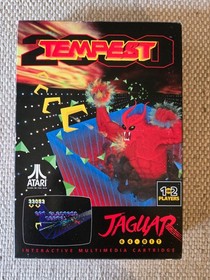 Tempest 2000 (Atari Jaguar, 1994) Cart + Registration Card In Original Box