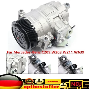 Kompressor Klimaanlage für Mercedes-Benz C E S Klasse W203 C209 W639 W211 - Bild 1 von 8