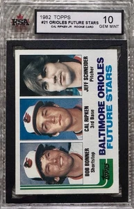 Topps Cal Ripken RC KSA 10 1982 - Imagen 1 de 2