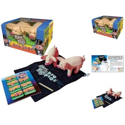 Enjoy Pass The Pigs: Giant Dice Game with Foam Pigs for Family Fun, 2-4 Players - Image 1 of 4