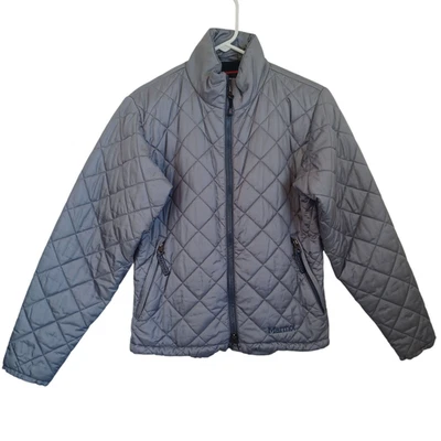 Chaqueta Marmot Mujer Mediana Gary Diamante Acolchada Doble Cremallera Completa Bolsillos Foto 1 de 4