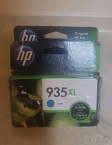 2- Genuine HP 935XL Cyan Cartridges-Expired June And July 2023!! Ships Fast!! - Picture 1 of 6
