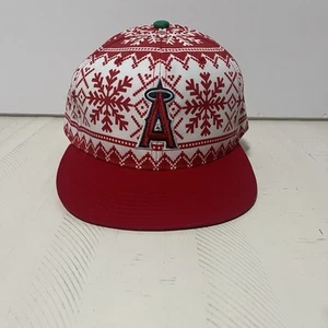 Anaheim Angels MLB Baseball Hat Christmas Ugly Sweater Holiday Snapback Cap Arco - Picture 1 of 10