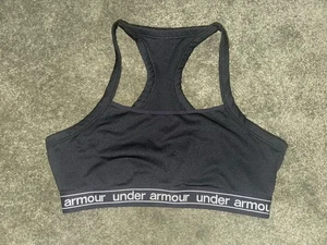 Sujetador deportivo Under Armour para mujer negro entrenamiento entrenamiento talla MD. - Imagen 1 de 3