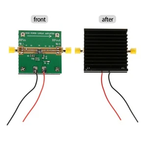 ✈RF2126 RF Power Amplifier 400M-2700MHZ 2.4GHZ 1W Amplifier With Heatsink - Zdjęcie 1 z 6
