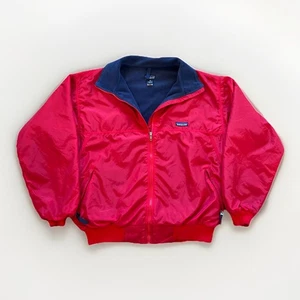 Vintage Patagonia Jacket Mens XL Red Fleece Lined Synchilla Bomber 90s 42101 - Picture 1 of 9