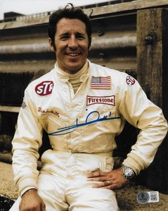 MARIO ANDRETTI Signed Autographed 8x10 Photo Beckett BAS COA  - Picture 1 of 1
