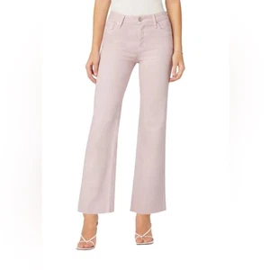 Hudson Rosie High Rise Wide Leg Ankle Jean Coated Violet Ice Womens Size 25 NEW - Picture 1 of 16
