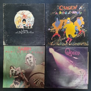 Queen 4 x Vinyl Record LP Job Lot A Day At The Races News of The World Queen - Picture 1 of 2