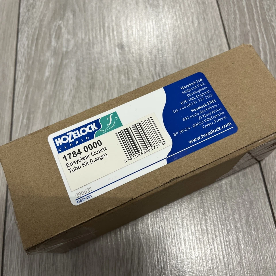 GENUINE HOZELOCK EASYCLEAR GLASS QUARTZ SLEEVE TUBE FISH POND FOR UV LAMP BULB - Image 1 of 1