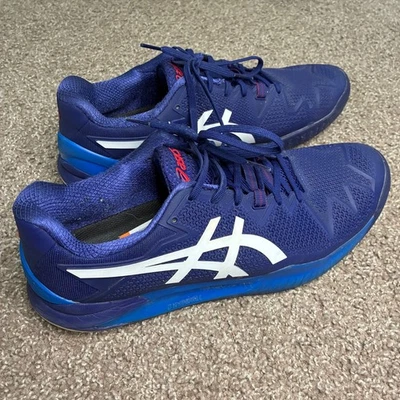 Zapatillas Tenis ASICS Gel Resolution 8 Para Hombre 11 Azul Pickleball Cancha Foto 1 de 4