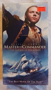 Master And Commander The Far Side of the World VHS - Russell Crowe - SEALED - Imagen 1 de 4