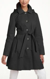 Custom Made To Order bespoke Women Hooded Belted Mid-Length Trench Coat TFMJ023 - Picture 1 of 5
